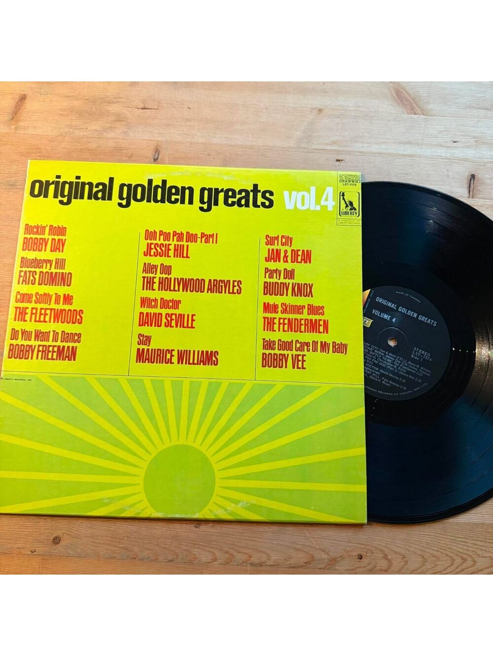 Various - Original Golden Greats Vol. 4 33rpm VG+ VR24